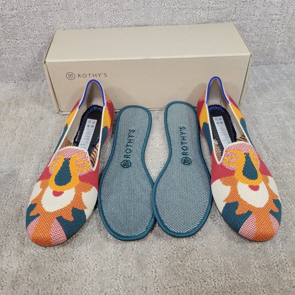 Rothy's The Loafer Moroccan Amber Slip On Shoes Womens Size 7 - Picture 6 of 11